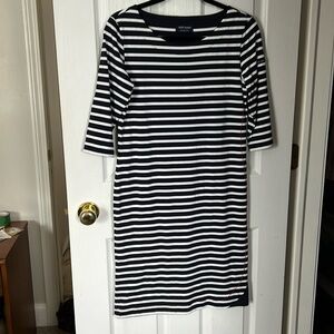 Saint James Striped Nautical Travel Dress anti uv 3/4 sleeves